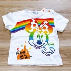 東京ディズニーリゾート ミニー Tシャツ 90cm レインボーのサムネイル
