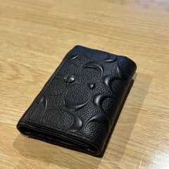 COACH シグネチャー キーケース ブラックのサムネイル