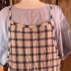 ＊エプロン＊チェック＊エプロンのみ＊のサムネイル