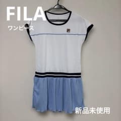 FILA テニスウェア Mサイズ ホワイト/ブルーのサムネイル