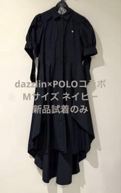 【dazzlin×POLO BCS コラボ】ヘムレイヤードシャツワンピースのサムネイル
