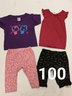 子ども服 100cm 4点セット まとめ売り 女の子 【082】のサムネイル