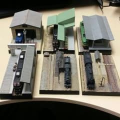Wでお得■値下げ＋1■鉄道ファン　ジオラマセットのサムネイル