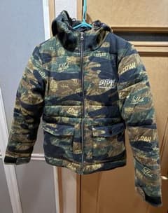 希少 レフラー　デニムジャケット 迷彩 マルチロゴ ストリート Mのサムネイル