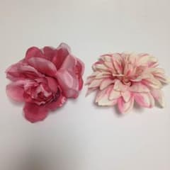 成人式髪飾りにも！花コサージュ セット♡のサムネイル