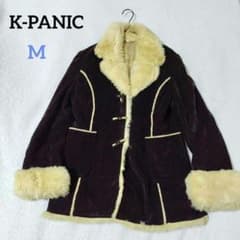 K-PANIC ダッフルフェイクムートンジャケット 平成ギャル グランジ y2k