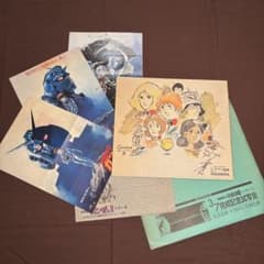 機動戦士ガンダム GUNDAM III めぐりあい宇宙 安彦良和 特製色紙 他
