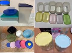 タッパーウェア 食品保存容器 大量セット まとめ売り 4点からバラ売り可 タッパーウェア 食品保存容器 大量セット 4点からバラ売り可 まとめ