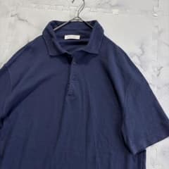 ✨美品✨クルチアーニ青紺 現行タグ ビックサイズ半袖ポロシャツXXL