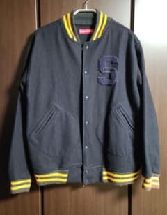 2000年頃 初期 Supreme S Logo versity jacket - メルカリ