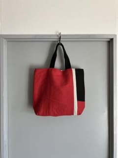 Thumbnail of 【サンプル商品】ハンドメイド　くったりリネンのスクラップトート　⑧