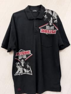 HYSTERICGLAMOUR BAD GIRLポロシャツL変形ポケットのサムネイル
