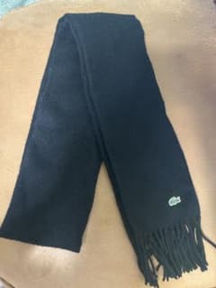 LACOSTE ラコステ マフラー ブラックのサムネイル