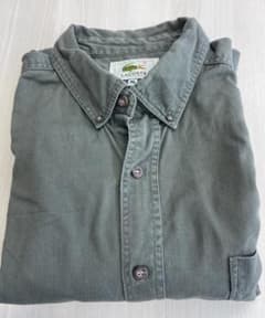 LACOSTE ラコステ 半袖シャツ カーキ XL ポニー刺繍のサムネイル