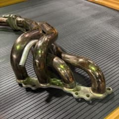 S13シルビアSR20NA用　藤壺エキマニ、フロントパイプセット当時物　美品 S13シルビアSR20NA用 藤壺エキマニ、フロントパイプセット当時物 美品