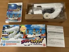 Wii ファミリーフィッシング　竿コン➕ソフト　※スペーサーパーツ欠品のサムネイル