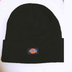 送料無料 Dickies ニット帽 黒のサムネイル