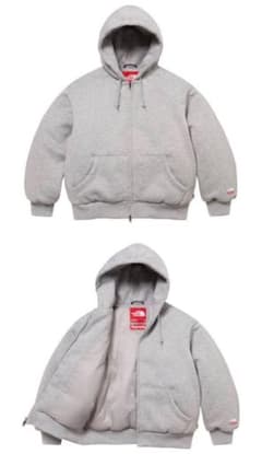 THE NORTH FACE x Supreme グレー パーカーのサムネイル