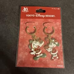 東京ディズニーリゾート 40周年 クリスマス キーチェーン 2個セットのサムネイル