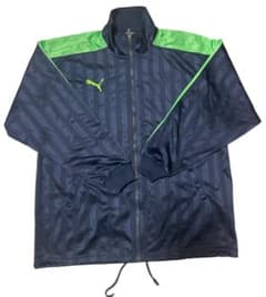 PUMA トラックジャケット ネイビー×グリーンのサムネイル