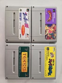 スーパーファミコンソフト 4本セットのサムネイル
