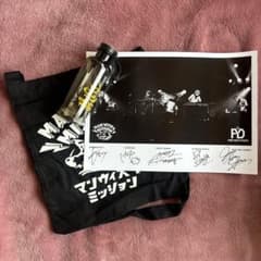 マンウィズ EUツアー 直筆サイン入りポスター ショルダーバッグ ボトル