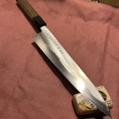 和牛刀　本焼　INOX 鍔屋　24cm 薄口のサムネイル