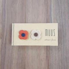 muus レザー&フェルト　ブートニエール　2個セットのサムネイル