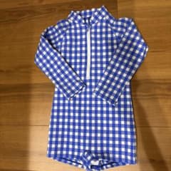 ALENCY キッズ ラッシュガード 水着 ギンガムチェックのサムネイル