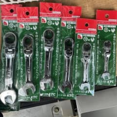 ショートラチェットコンビネーションレンチ6本ktcのサムネイル