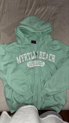 U.S. APPAREL ジップアップパーカー ミントグリーン S 値下げ可のサムネイル