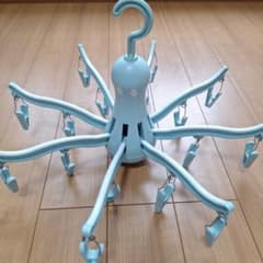 IKEA PRESSA プレッサータコさん物干しハンガー ターコイズ(水色)のサムネイル