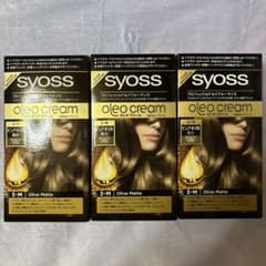SYOSS oleo cream 3-M オリーブマット×3セットのサムネイル