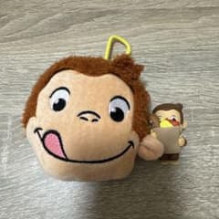 おさるのジョージマスコットキーホルダー フィギュア 2点セットのサムネイル