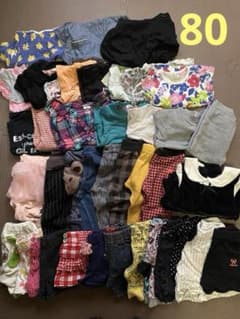 Thumbnail of 80㎝ 女の子 まとめ売り 長袖 半袖 スカート 短パン セット オールシーズン