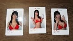 瀬戸環奈 サイン入りチェキ風カード3枚セット 購入特典 数量限定のサムネイル