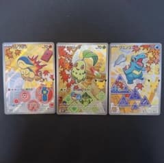 ポケモンカード ヒノアラシ チコリータ ワニノコ プロモ 3枚セット