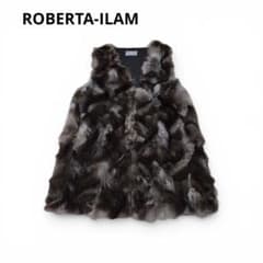 ROBERTA-ILAM ロベルタイラム フォックスファーベスト XL〜3L相当 