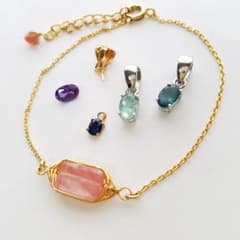 アクセサリー 天然石など 宝石類 6点セットのサムネイル