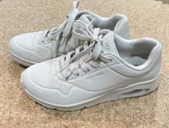 SKECHERS ウノスタンド　オン　エアーホワイト スニーカー 厚底のサムネイル