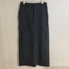 GU ロングスカート　グレーのサムネイル