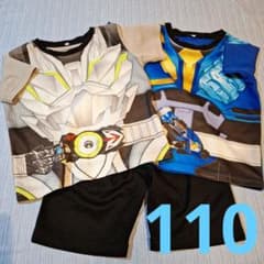 110cm　半袖　パジャマ　３点　仮面ライダーのサムネイル