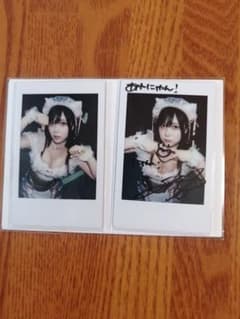 直筆サイン入 あゆの コスプレイヤー チェキ 2枚セット - メルカリ