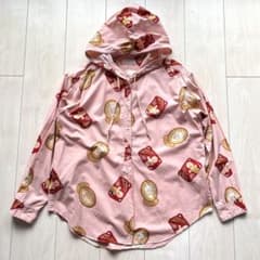 PINK HOUSE ピンクハウス キューピー フード付きシャツ パーカー