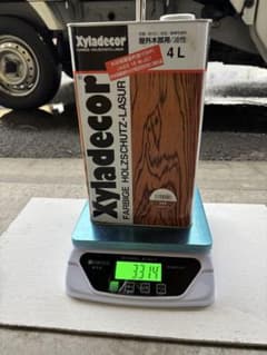 Xyladecor キシラデコール木材保護塗料 ウォルナット缶含め3.3kgのサムネイル