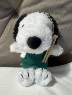 マスコット　キーチェーン　グリーンエプロン　スヌーピー mini　初期　初代 マスコット キーチェーン グリーンエプロン スヌーピー mini