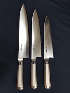 登録商標)京都菊一文字 24㎝牛刀(vg-1)別売木製鞘付き - メルカリ