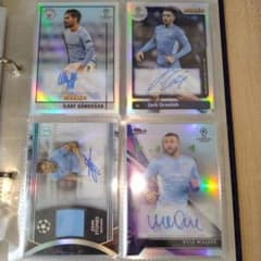 topps マンチェスターシティ サインカード 4枚セット オートグラフ topps マンチェスターシティ サインカード 4枚セット オートグラフ