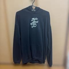 Make Good Time ロゴプリント パーカー ブラックのサムネイル