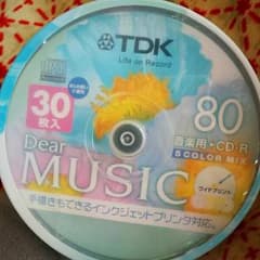 TDK 音楽用CD-R80 30枚入りのサムネイル
